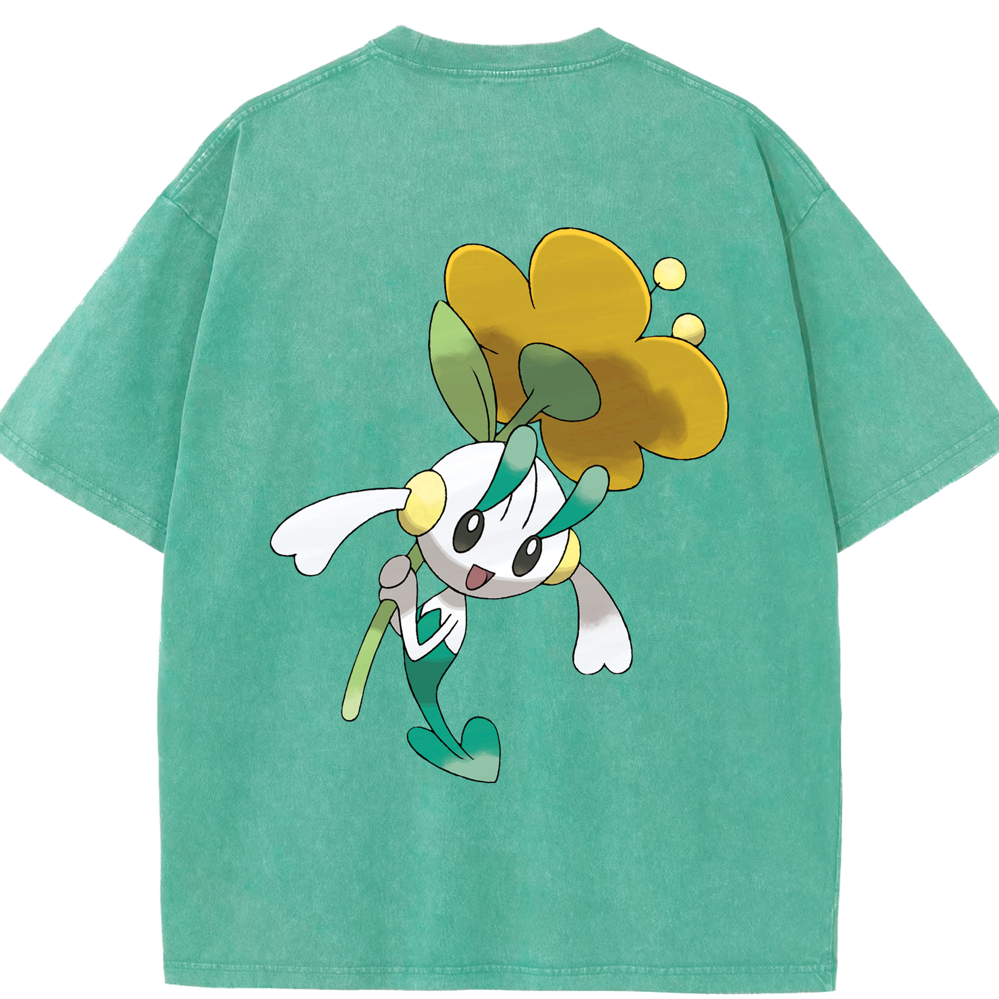 （画像用） ポケットモンスター Pokémon 綿100% ヴィンテージ風 半袖Tシャツ（背面プリント）